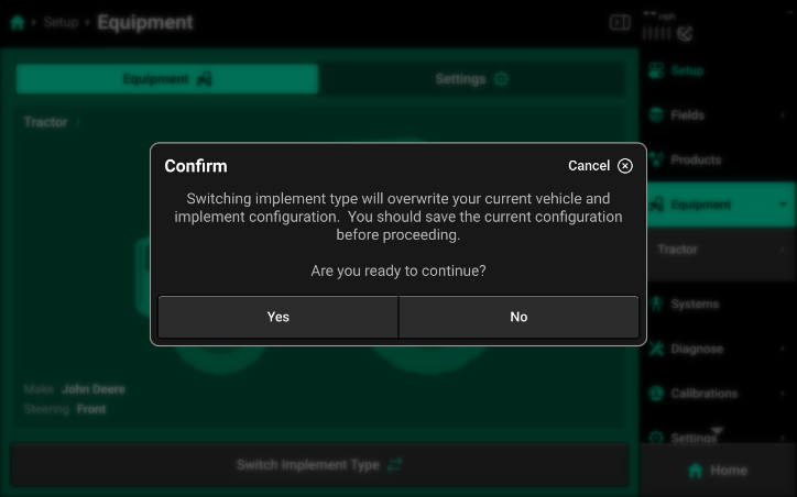 Confirm Implement