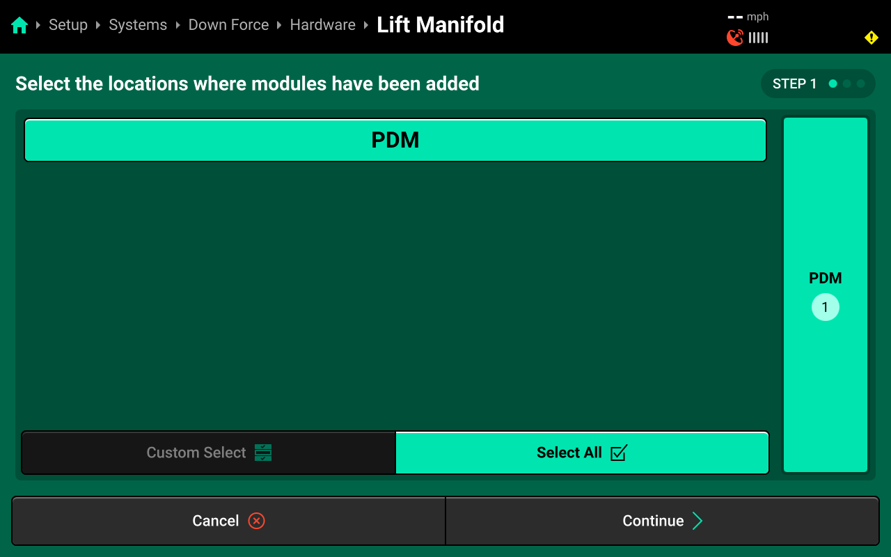 df lift manifold step 1