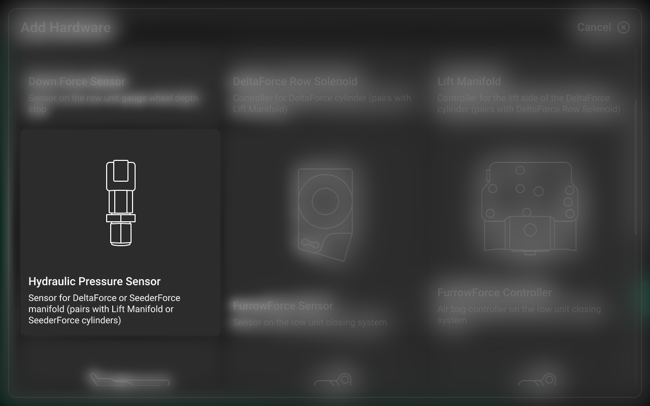 df presure sensor hardware