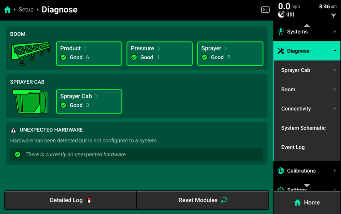 Diagnose Splash Page