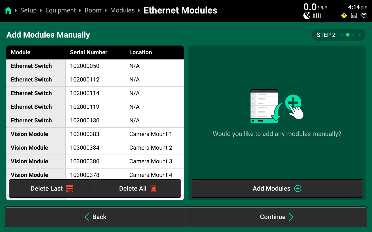 Ethernet Module Setup Step 2
