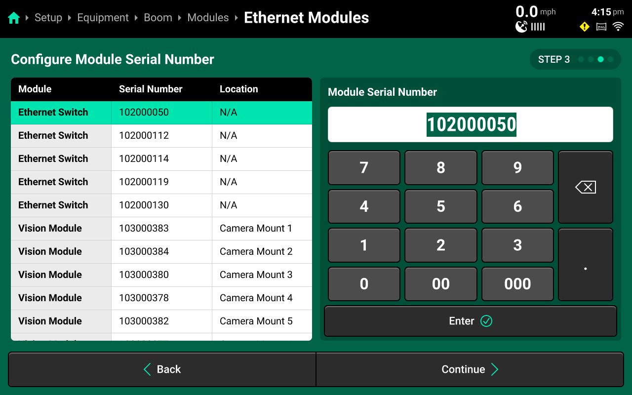 Ethernet Module Setup Step 3