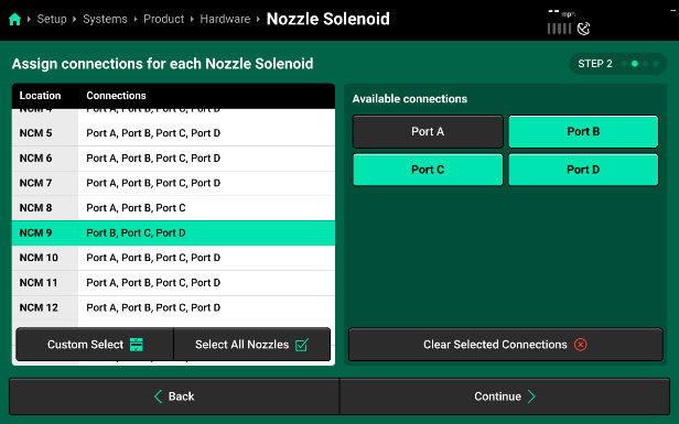Nozzle Solenoid Ports 2