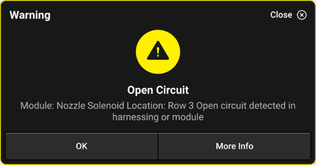 Error- Open Circuit