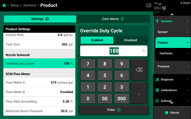 Override DC in Product Settings
