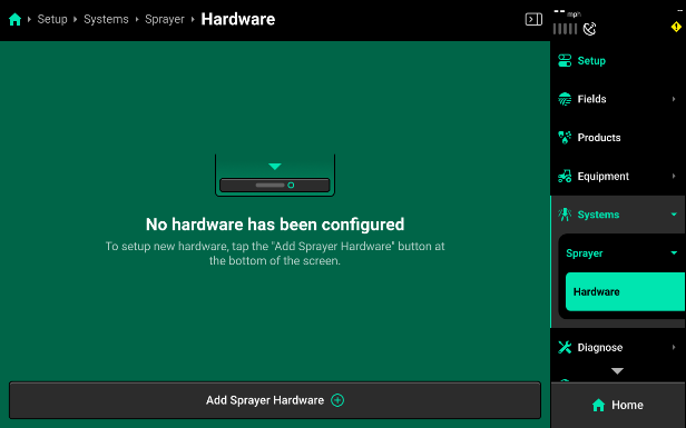 Sprayer Systems Add Hardware