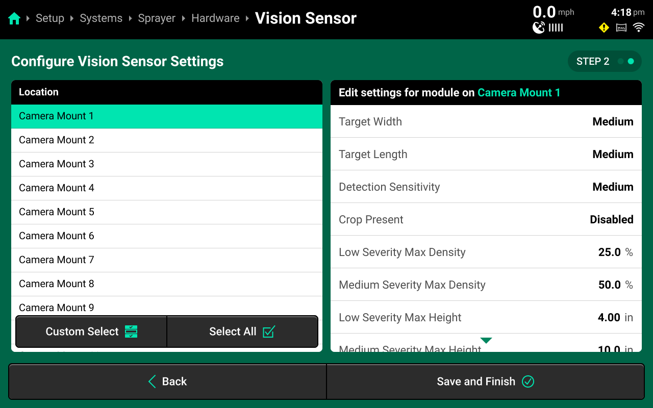 Vision Sensor Step 2